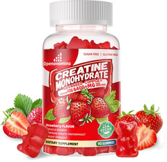 Creatine Monohydrate Gummies Complex for Men & Women -Advanced Formula W/L-Tauri