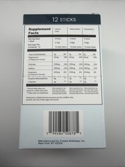 Create Creatine + Electrolytes Powder Variety Pack 12 Sticks Sugar-Free NSF