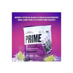 4 PACK LOT Prime Rapid Rehydration Electrolyte Drink Mix Berry Citrus Rush LARGE