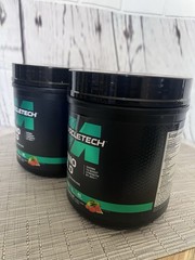 2-Pack MuscleTech BCAA Powder -Men & Women Strawberry Watermelon Boosts Strength