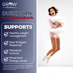 DuskBurn Night Time Fat Burner – Sleep & Burn from Dusk to Dawn – 60 Capsules