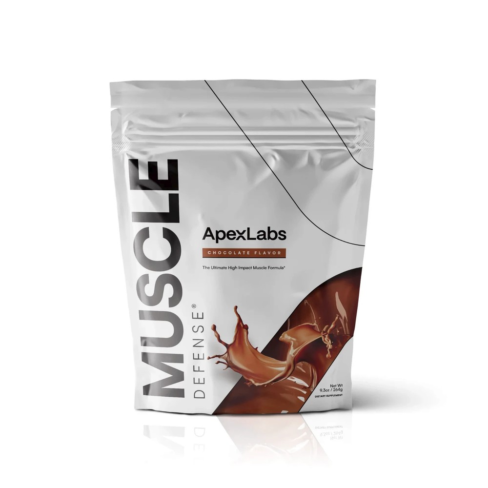 APEXLABS MUSCLE DEFENSE CHOCOLATE FLAVOR – 8.57 OZ – EXP 02/27 – NEW PACKING