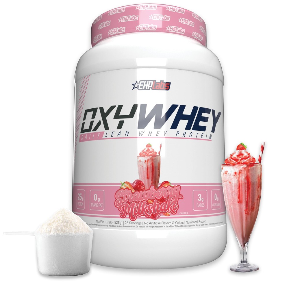 EHP Labs OxyWhey Whey Protein Isolate – 25g High Protein, Low Carb, Sugar Fre…
