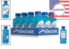 Instant Hydration with 12 Blue Raspberry Electrolyte Drinks – 21 Fl Oz Bottles