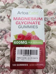 Artoa Magnesium Glycinate Gummies with L-Threonate ~ 120 Count ~ 60 Servings!