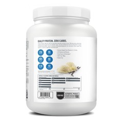 Isopure Zero Carb 100% Whey Protein Isolate Vanilla Protein Powder, 25g, 15 Serv