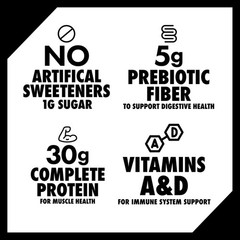 Oikos 30g Protein Shake, Mocha Latte, Shelf Stable, High 3 Fl Oz (Pack of 4)