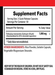 mens sexual performance supplements TRIBULUS PURE EXTRACT muscle alive 200 CAPS