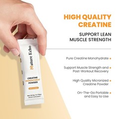 Creatine Monohydrate Micronized Powder – 10 Single-Serve Travel Packs 5g – Cl…