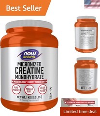 Sports Nutrition, Micronized Creatine Powder 500 g, Mass Building*/Energy Pro…