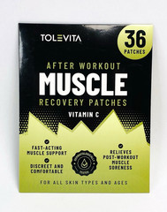 Post Workout Muscle Recovery Patches with Vitamin C – 36 Patches for Active Life
