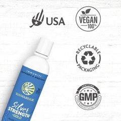 Sunwarrior – Silver Strength Gold, Fulvic Mineral Complex, Immune Support – 8 oz