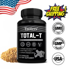TOTAL-T 30 To120 Capsules – Testosteron Booster for Healthy Muscle