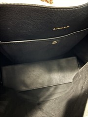 Overbrooke Lg Vegan Leather Tote – Womens Slouchy Shoulder Bag w Open Top Black