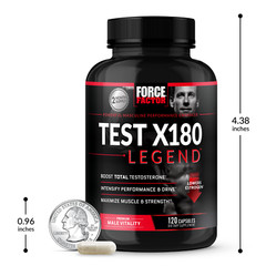 Force Factor Test X180 Legend – Testosterone Booster and Muscle Builder for Men