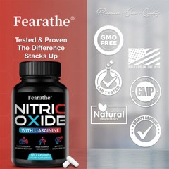 Nitric Oxide Supplement with L-Arginine, L-Citrulline HIGHEST POTENCY