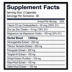 Vigor Now Pills for Men – Male Virility and Performance Support – 180 Capsules