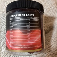 Creatine Monohydrate Chews 5g for Men & Women, Preworkout Gummy with Electrolyte