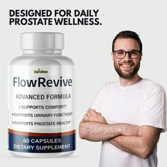 FlowRevive- Prostate Support- 3 Bottles- 180 Capsules