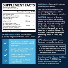 Havasu Nutrition Saw Palmetto with L Arginine for men 60 count New Sealed