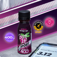 Sport Pro-Elite Shot, 15 Shots, 400Mg Dietary Beet Nitrates, Non-Gmo