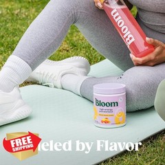 Bloom Nutrition Sour Peach Ring pre-workout 30 servings