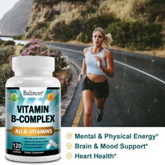 Vitamin B Complex – 30TO120 Capsules – Quality Standards – Simple Supplements