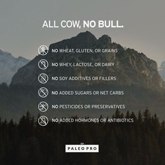 Paleo Protein Supplement Powder 1 Pound Grass Fed Beef Egg White Grain Free