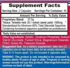 APS Tribulus 1500 Standardized Bulgarian Tribulus Extract 90 Capsules