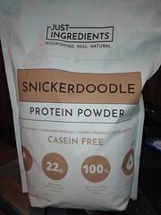 Just Ingredients Snickerdoodle Protein Powder ( 22g protein, 1110g, 30 servings)