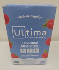 7/27 Ultima Replenisher Electrolyte Hydration Drink Mix, Blue Raspberry, 20 Serv