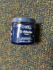 D-Ribose Powder 150g Heart & Muscle Health Life Extension New/Unopened Exp 2/27