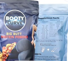 Booty Curve Natura Max High Protein Powder 400g/500g Soy Aguaje Maca Muscle Gain