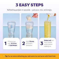 Javvy Clear Protein Refresher Drink 20 Servings, Pineapple Mango Burst (Old)