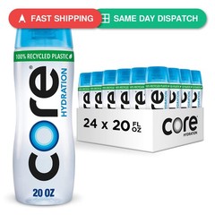 CORE Hydration Perfect 7.4 pH Nutrient Enhanced Water, 20 Ounce Pack of 24