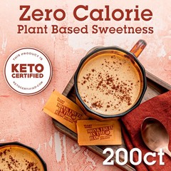 Monk Fruit In The Raw Sweetener Packets, 200 Ct, Keto 5.64 Ounce (Pack of 1)
