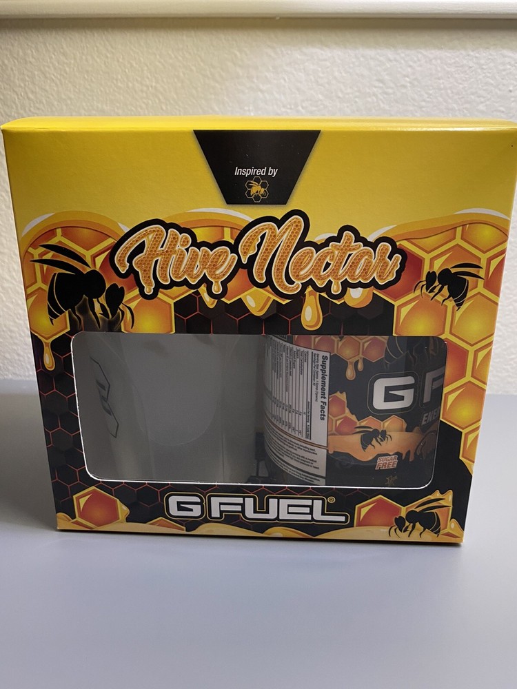 GFUEL Hive Nectar Collectors Box (G Fuel) Limited Edition Tub + Shaker SOLD OUT