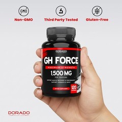 Supplements for Men and Women (120 Count) 1500mg Supports Muscle Growth and Heal