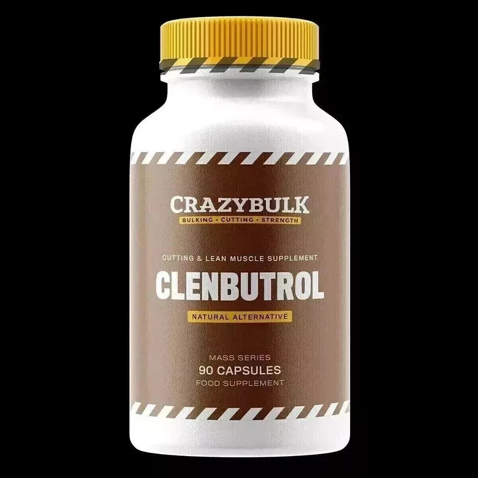 Crazybulk Clenbutrol 90 Caps Cutting & Lean Muscle Muscle Pack of 1 Free Ship