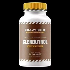 Crazybulk Clenbutrol 90 Caps Cutting & Lean Muscle Muscle Pack of 1 Free Ship