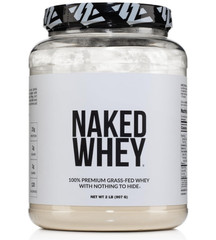 NAKED Whey Grass Fed Protein Powder, Unflavored, 2 lb, 1 Ingredient