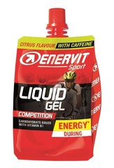 5x Enervit Sport Liquid Gel Caffeine Citrus 60ml Energy Gel Running Cycling