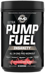 PUMP FUEL ULTRA INSANITY GLYCO LOAD PRE WORKOUT – Strawberry Slam (30 Servings)