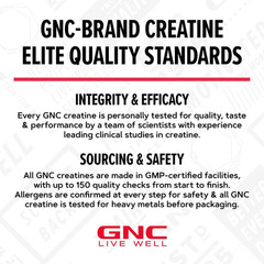 GNC AMP Creabolic – Creatine Monohydrate Powder – High-Potency 5G Creatine with