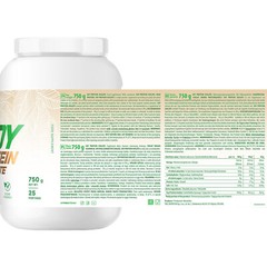 SOY PROTEIN ISOLATE 750 g – 1.65 lb – Vegan – muscle building, recovery, amino