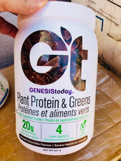 Genesis today Plant Protein & Greens Vegan Superfood-Chocolate Smoothie – 18.5oz