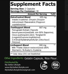 3 Bottles Post Cycle Therapy by My Stellar Lifestyle – 60 Capsules x3