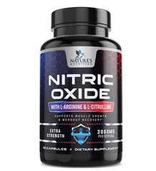 ( 2 pack ) Nitric Oxide Booster 3000mg L-Arginine 3X Extra Strength Capsules