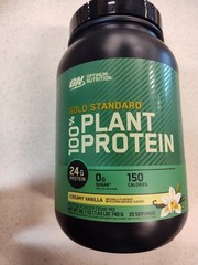 Optimum Nutrition Gold Standard Plant Protein Creamy Vanilla 1.63 lbs Exp 9/27