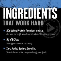 Clear Whey Isolate Protein Powder – Easy to 1.1 Pound (Pack of 1), No Color